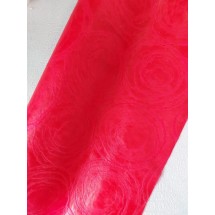 Фетр 3D ламинированный "Солнце" 50см*10м цв. красный, цена за рулон